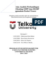 Perbandingan Routing OSPF Dengan Routing EIGRP