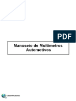 Manuseio Multimetro Automotivo