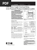 C441 Motor Insight Overload Relay