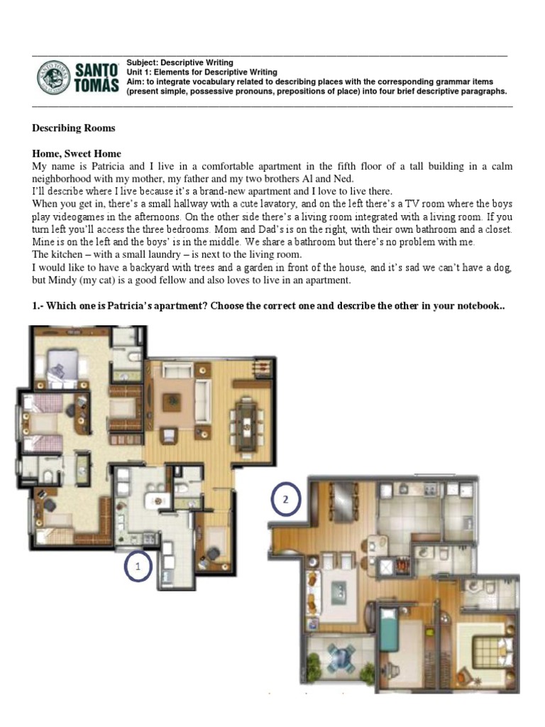 Describing Rooms PDF
