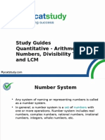 Numbers. Divisibility Tests, HCF and LCM