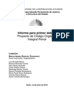 DP Informe COIP 1er Debate