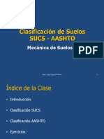 Clasificación de Los Suelos SUCS - AASHTO