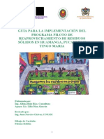 Guía Implementación Programa Piloto de Reaprovechamiento de Residuos Sólidos Perú