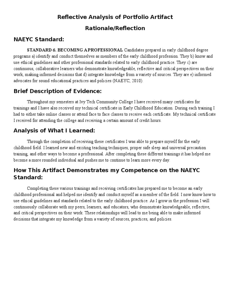 Rational Reflection Standard 6 Certificates | PDF | Career & Growth ...