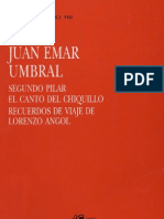 Juan Emar - Umbral - Segundo Pilar - El Canto Del Chiquillo - Recuerdos de Viaje de Lorenzo Angol