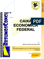 Caixa Economica Federal 2010 - Simulado Geral PDF