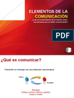 Diapositivas, Primera Unidad, Elementos de La Comunicación