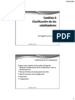 clasificacion de catalizadores