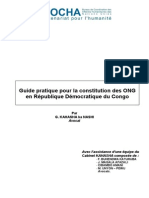 Guide Pratique Pour La Constitution Des ONG Au Congo