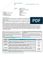 Programación Anual Matemática 2015