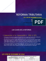 Reforma Tributaria 1739 de Diciembre de 2014