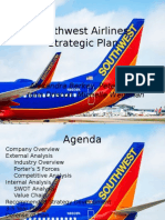 Southwest Airlines Strategic Plan: Alexandra Berkey, Peter Cozzi, John Driscoll, Michelle Weinman