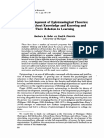 Epistemological Theories PDF