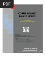 Syllabus Bahasa Inggris s2 1415