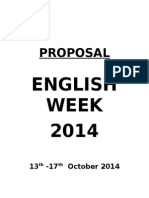Proposal English Week 2014