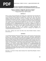 Download ANALISIS CEMARAN BAKTERI COLIFORM DAN IDENTIFIKASI ESCHERICHIA COLI PADA AIR ISI ULANG DARI DEPOT DI KOTA MANADO by Giovani Andrian SN260982122 doc pdf