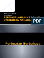 Permasalahan k3 Dalam Kehidupan Sehari-Hari