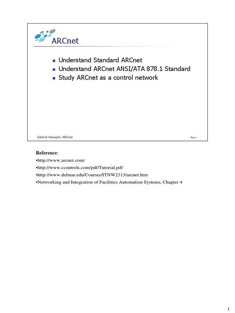 Arc NET | PDF | Computer Network | Network Topology