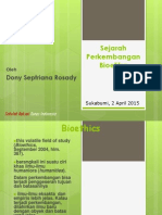 Sejarah Perkembangan Bioetika PDF