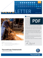 Letter: Thyssenkrupp Fördertechnik
