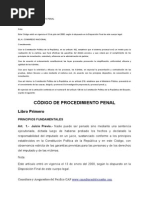 Codigo Procedimiento Penal