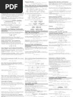 ANOVA Cheat Sheet