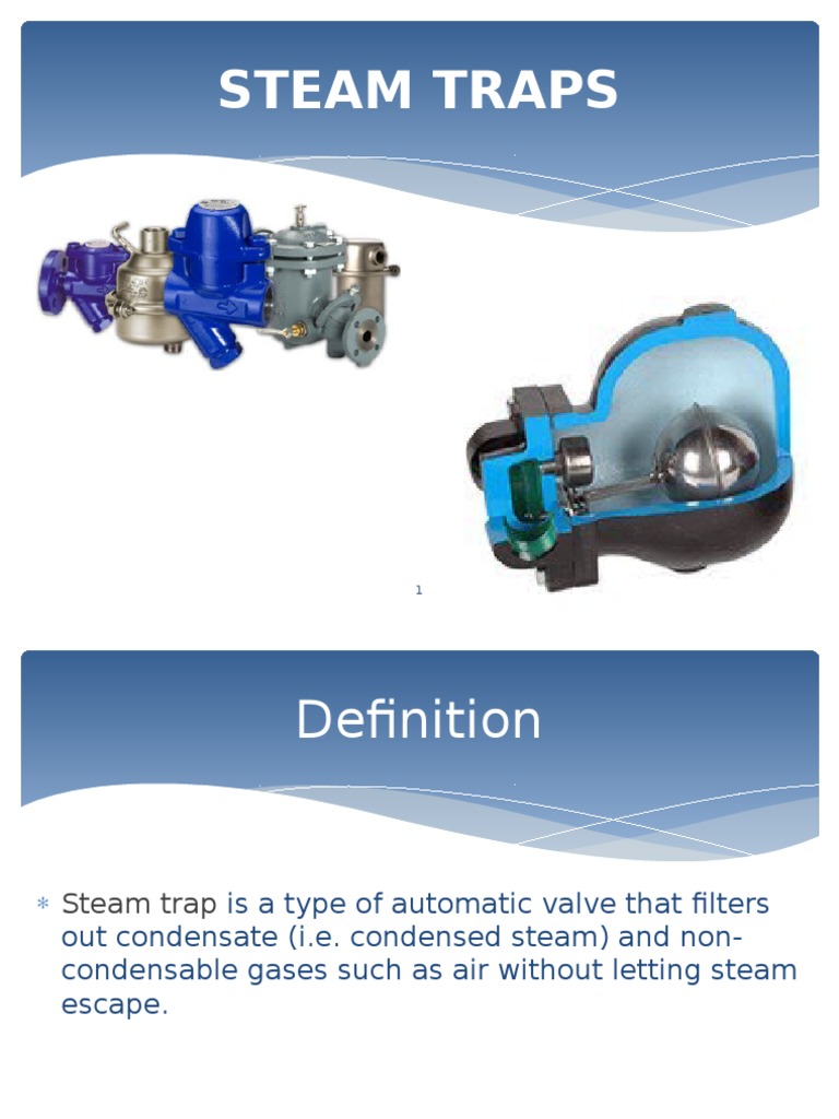 Steam Traps Types Pdf Steam Valve