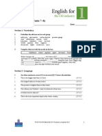 Progress Test 4 (Units 7-8) : Name: - Date: - Section 1: Vocabulary