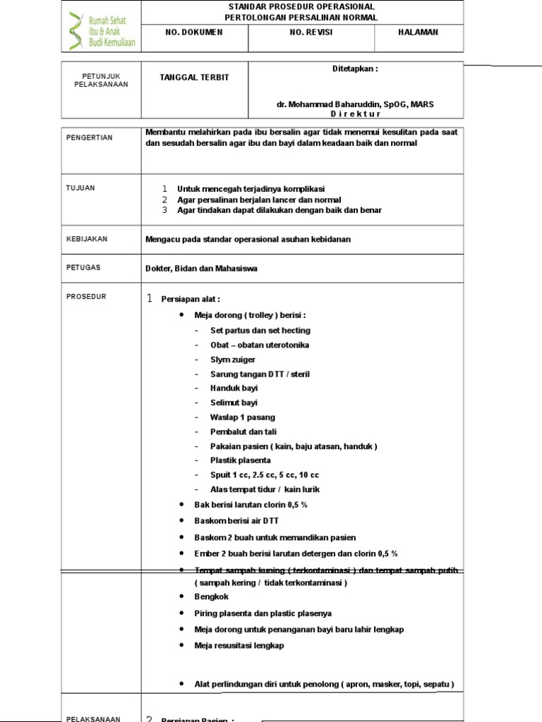 Sop Persal Normal | PDF