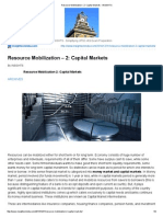 Resource Mobilization - 2 - Capital Markets - InSIGHTS