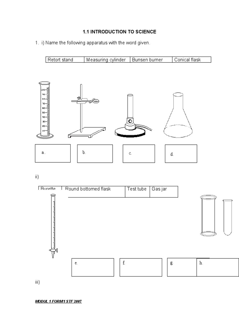 1.1 Introduction To Science 1. I) Name | PDF | Density | Cell (Biology)