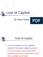 Cost of Capital