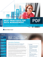 Best Practices for Data Management