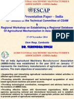 Country Presentation Paper - India: Dr. Surendra Singh
