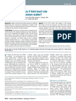 Interpreting Category II Fetal Heart Rate Tracings: Does Meconium Matter?