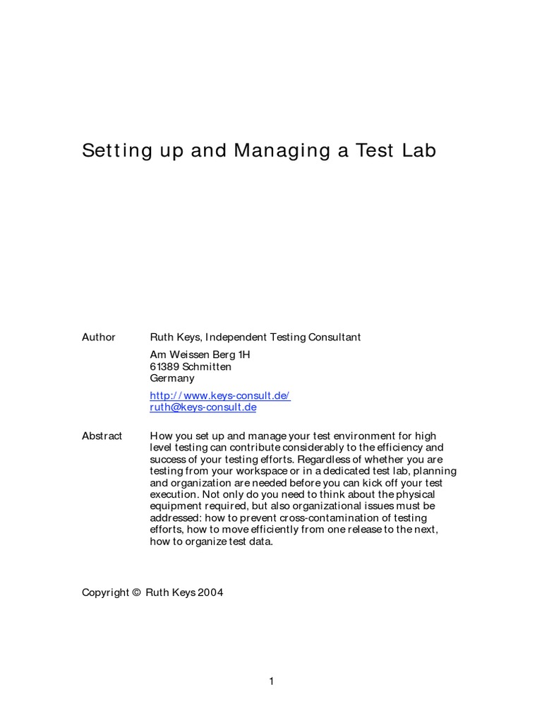 Setting Up and Managing A Test Lab RuthkeysConsult de PDF