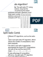 Why Split-Radix Algorithm?: 18/12/2014 Vlsi Implementation of SRFFT