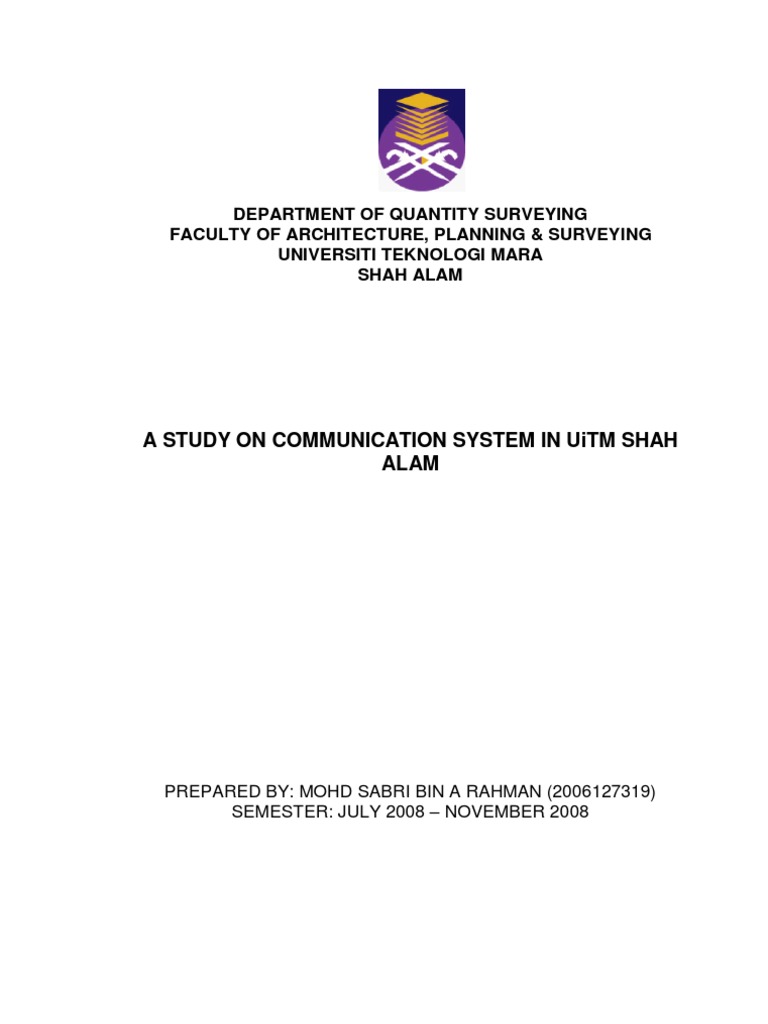 contoh thesis master uitm