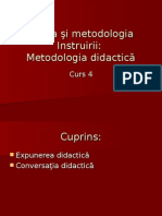 4. Teoria Şi Metodologia Instruirii - Metodologia Didactică 2