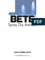 BETE SprayDryManual