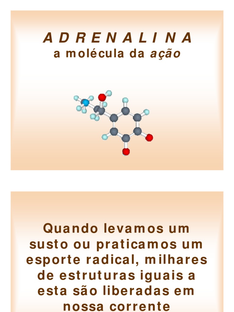 Adrenalina: Efeitos e Funções no Corpo | PDF | Epinefrina | Sangue