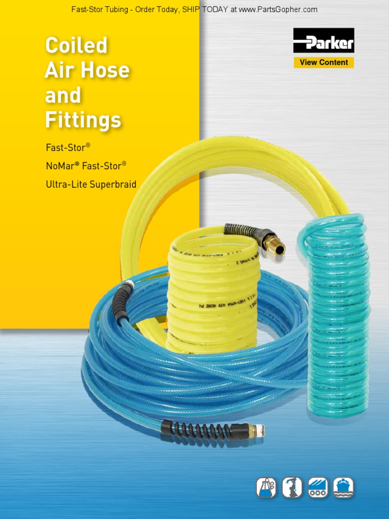  CAT  4660 Section C Coiled Air  Hose  and Fittings Pipe 