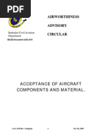 AAC-019 Acceptance of Aircraft Components Material
