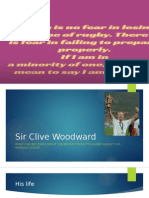 PowerPoint On Sir Clive Woodward Leadership Skills