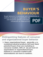 Sales Management :buyer's Behaviour