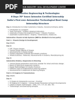 Download Automotive Technologies Internship_ Course Structure by Kirubakaran Reddy SN261010699 doc pdf