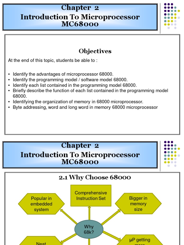 MC68000 Microprocessor Overview | PDF | Central Processing Unit ...
