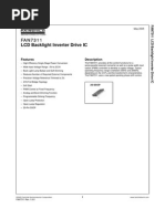 LCD Backlight Inverter Drive IC: Features Description