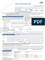 Account Closure Request Form: Funds Required For Purchasing Property